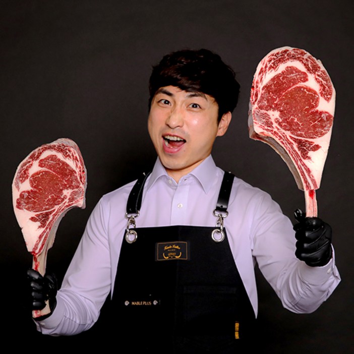 마블플러스 리얼 토마호크 5cm 킹 토마호크 카우보이 립아이 캠핑고기 홈파티, 1150g, 1개