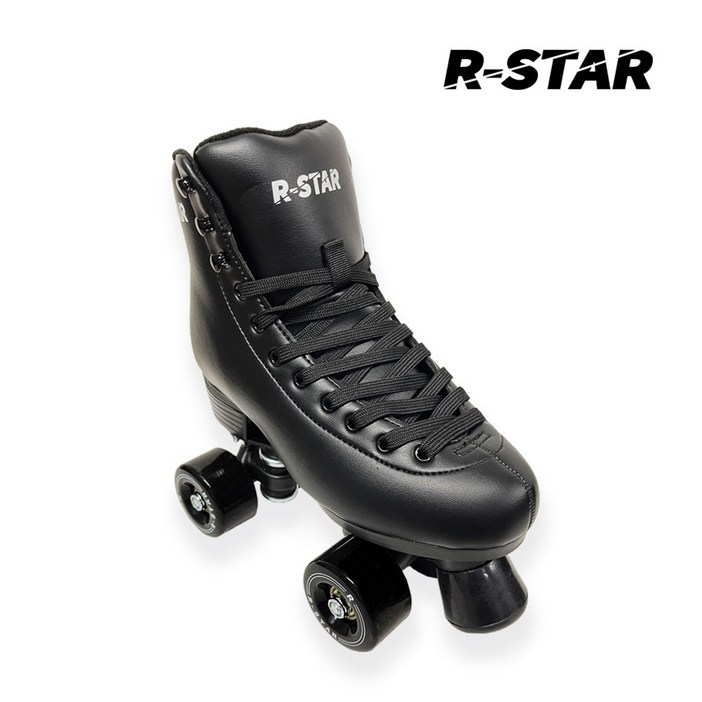 롤링스타 청소년 성인 더블랙 롤러스케이트 롤러장 롤러