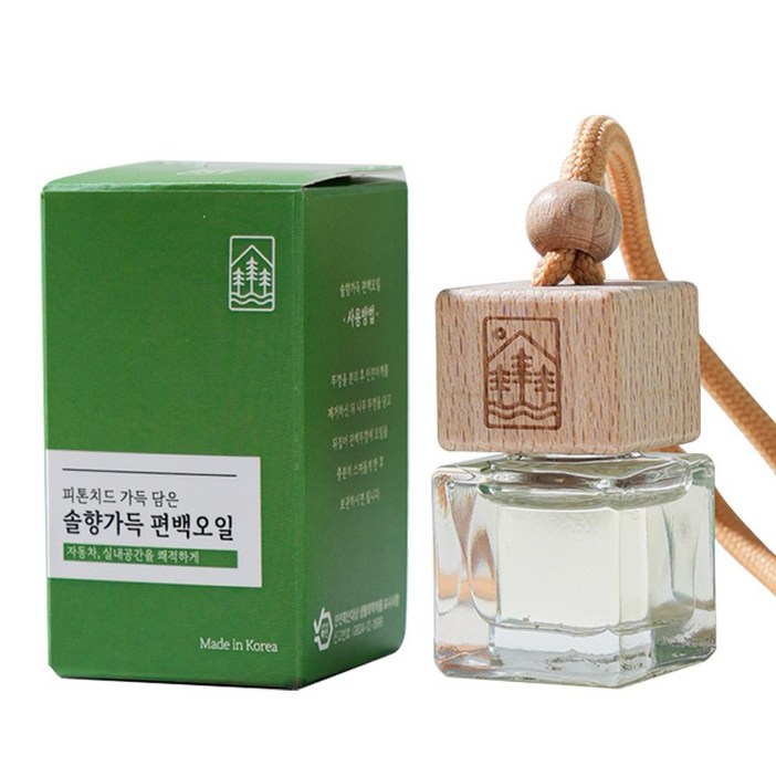 피톤치드 편백오일 차량용방향제 천연오일 편백원액, 편백향, 3개