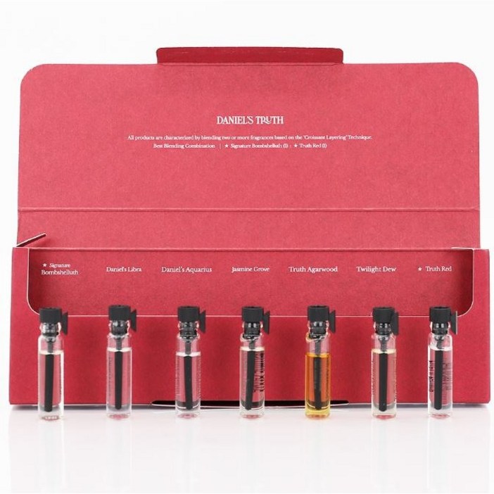 다니엘 트루스 홀리데이 퓨어 오일퍼퓸 디스커버리 7종 세트