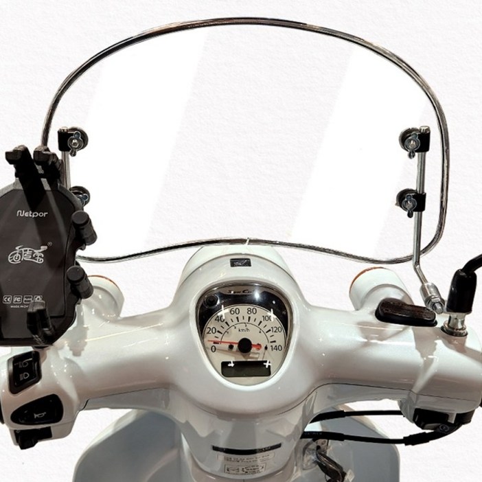 슈퍼커브110 빈티지 윈드스크린 클리어 윈드쉴드 바람막이 코나츠