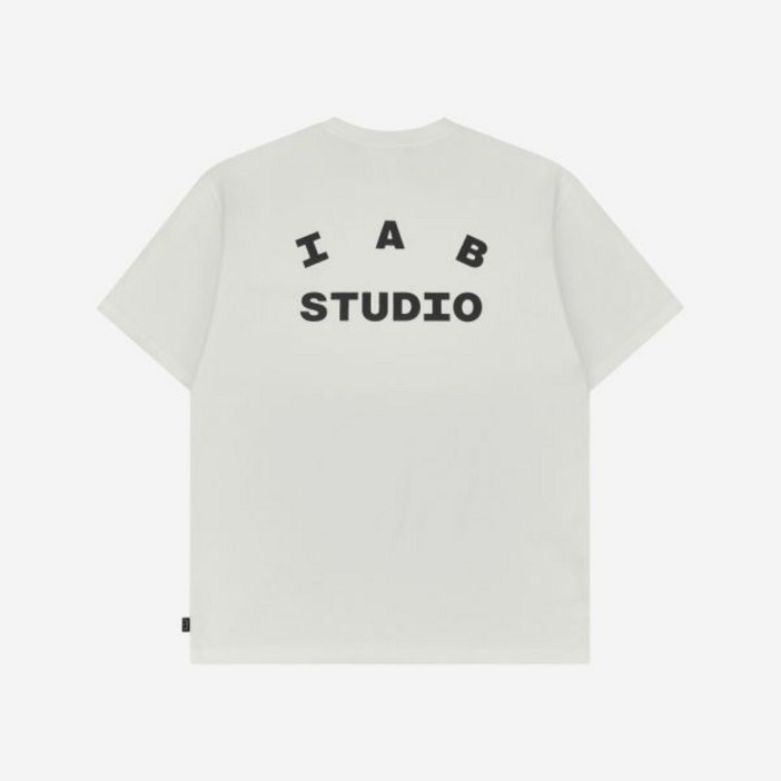 [정품 보증] 아이앱 스튜디오 티셔츠 화이트 - 23FW IAB Studio T-Shirt White - 23FW