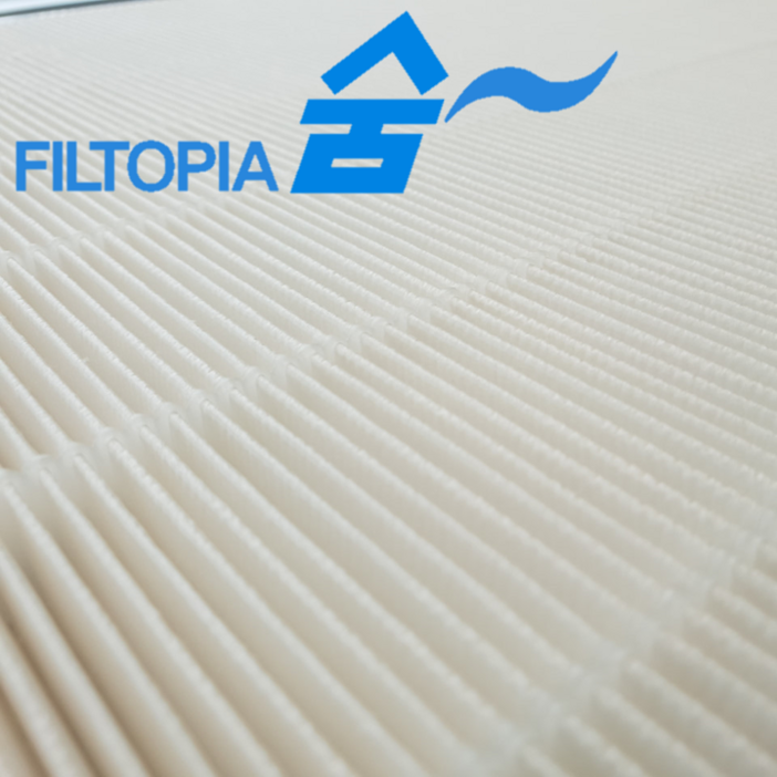 헤파필터원단 절곡 반제품(DIY용),전열교환기 필터(H13 15mm)