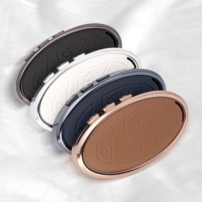 유투카 현대 자동차 스마트 가죽 차키케이스 키링 키홀더 키커버, 딥블루