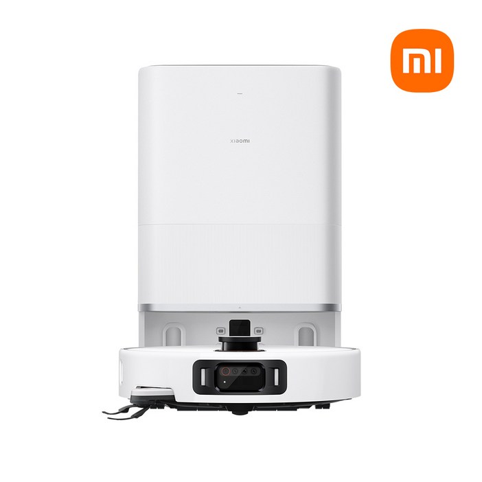 샤오미 로봇청소기 5 Pro 프로 AI 카메라 올인원 20000Pa AI장애물회피 80도고온세척 열풍건조 펫케어 실시간카메라, 화이트, 로봇청소기5 pro