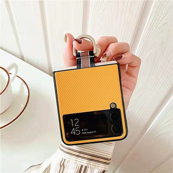 갤럭시 Z플립12 Z플립3 고리형 심플 하드케이스