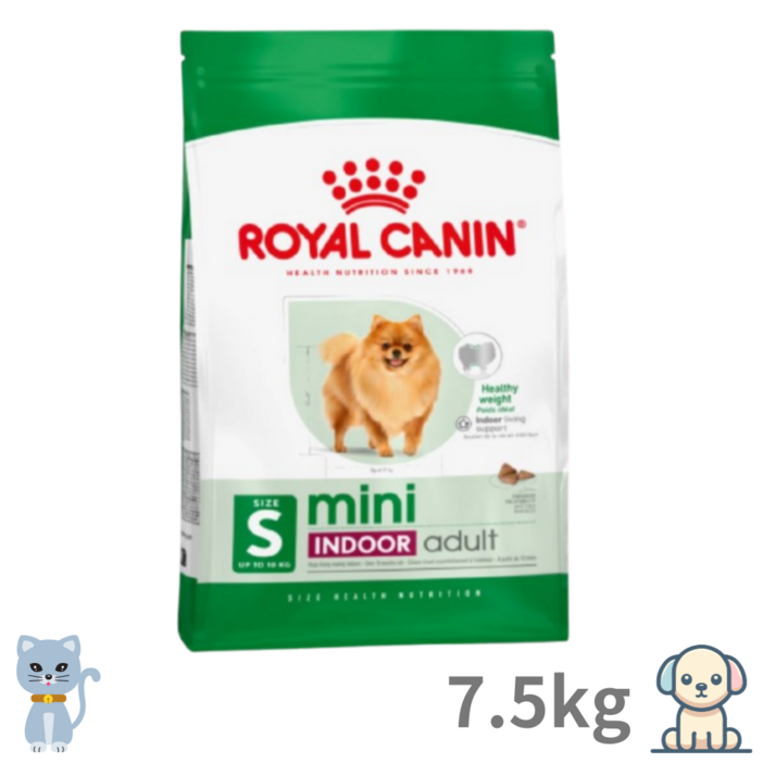 로얄캐닌 미니 인도어 어덜트 건식사료, 1개, 7.5kg, 닭