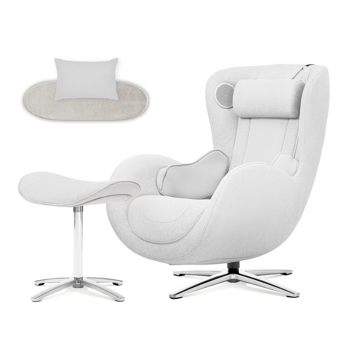 누하스 뉴클래식 패브릭 에디션 안마의자  고급 러그  보조쿠션 방문설치