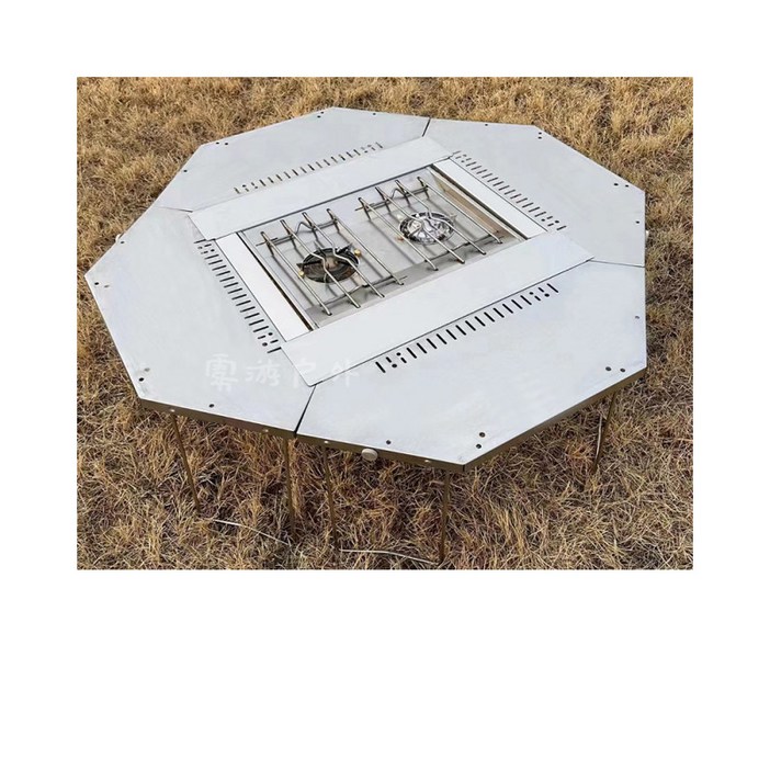 스노우피크 지카로 화로테이블 프레임 2유닛 1유닛 ST050 팔각형 테이블