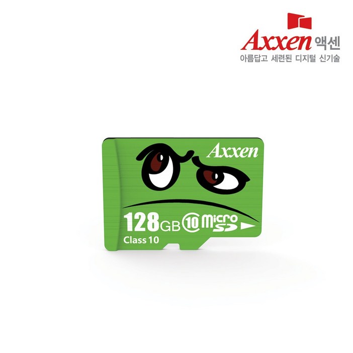 액센 캐릭터 UHS-I Class10 Micro SD카드 100MB/s 128GB, 128GB