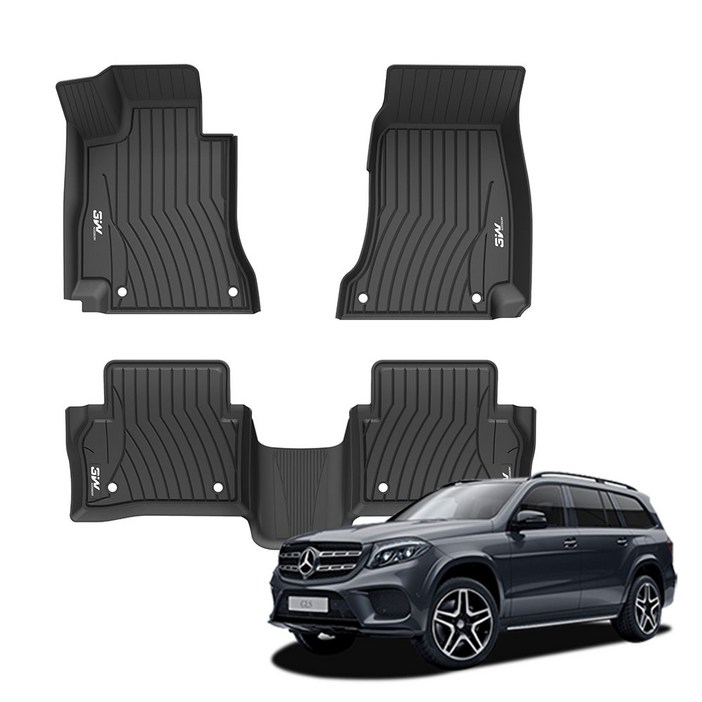 벤츠 GLS X166 3W 에코라이너 TPE 카매트 3D 5D 6D 2016.102020.04