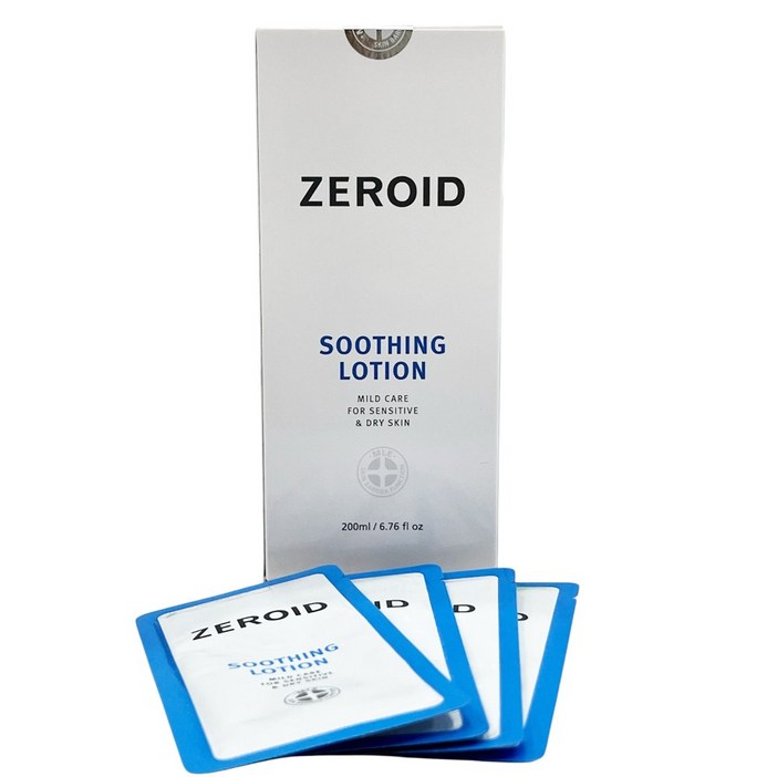 제로이드 수딩 로션 [샘플 4매 제공], 1개, 200ml