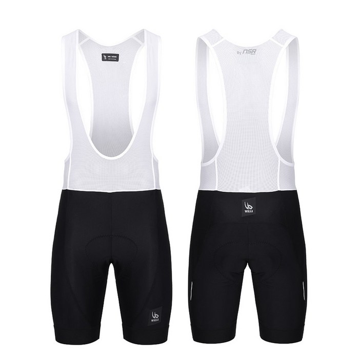 by NSR 윌리 파미르 자전거 빕 숏 타이즈 5부  남성용 라이딩바지