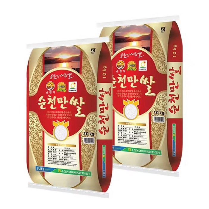 24년산 햅쌀 순천만쌀 20kg(상등급)