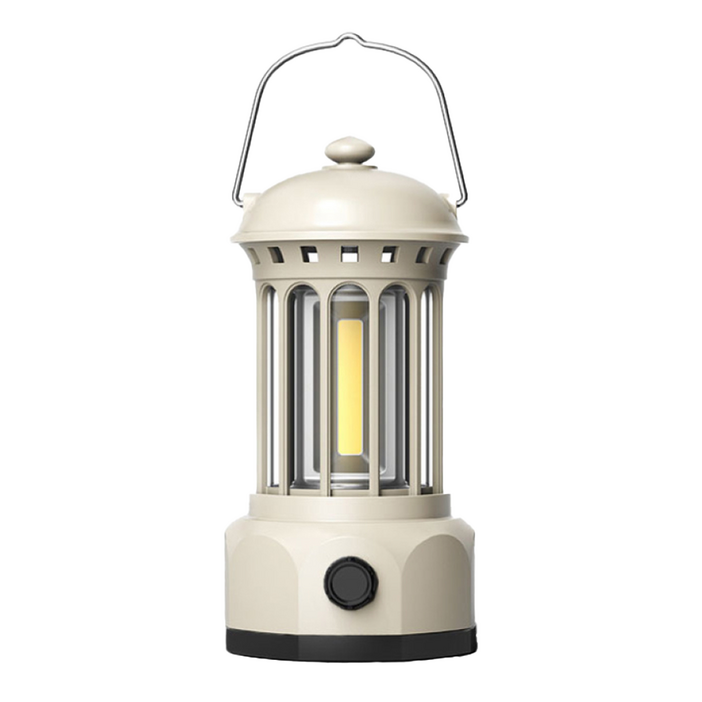 타닥 로이스토 캠핑 랜턴 IPX4등급 방수 밝기조절 4 Color 감성 LED 조명, 1개, 샌드베이지M