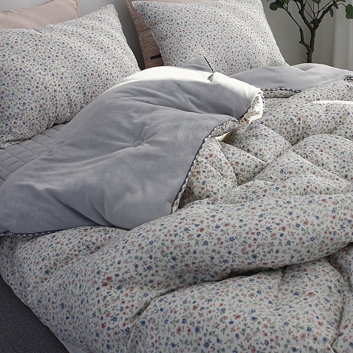 겨울 먼지 날림없는 콜라겐 초극세사 알러지케어 보들보들 부드러운 브랜드 뉴 차렵이불