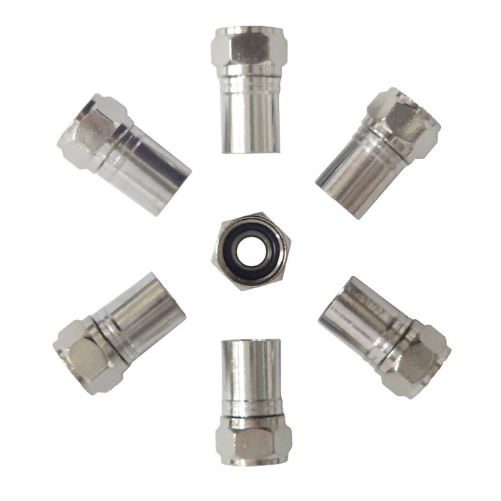 동축 5C 커넥터 CCTV 안테나 케이블 TV 젠더 10개