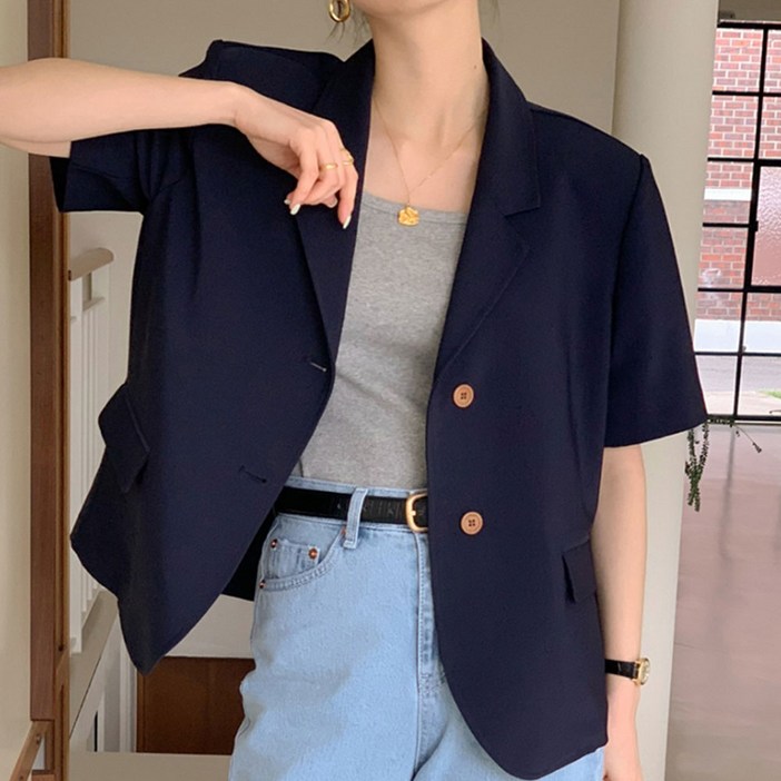 마이클로젯 MC0022 여자 여름 반팔자켓