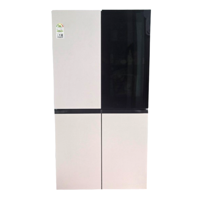 LG전자 디오스 오브제컬렉션 노크온 4도어 냉장고 870L 베이지 2등급