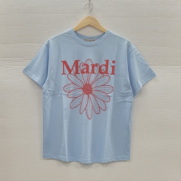 [국내정품] 마르디메크르디 TSHIRT FLOWERMARDI 반팔 티셔츠 SKY RED