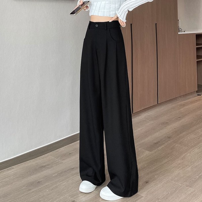 아인리 봄 가을 여성 와이드 팬츠 ay6950