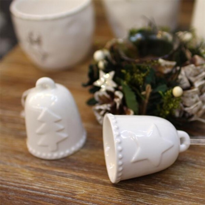 아트박스하하홈 세라믹 벨 오나먼트