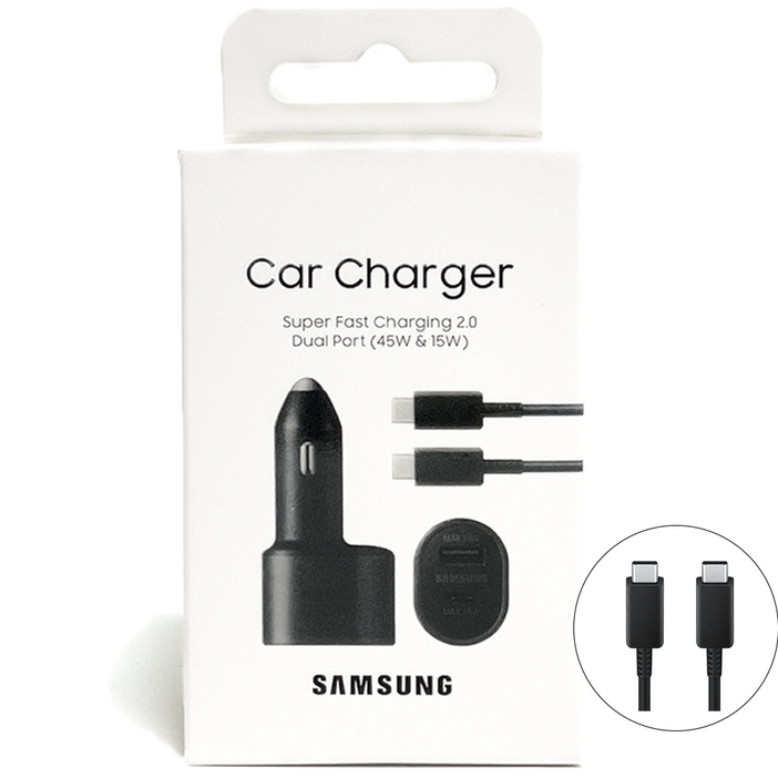 [케이블 세트] 삼성 60W 듀얼포트 차량용 초고속 충전기 EP-L5300, EP-L5300/기본 케이블 세트, 기타