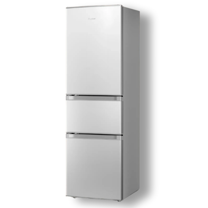 한수전자 저소음 3도어 4도어 김치냉장고 냉장 냉동 겸용 초슬림 스탠드형 에너지절약형, 215L, 다크그레이