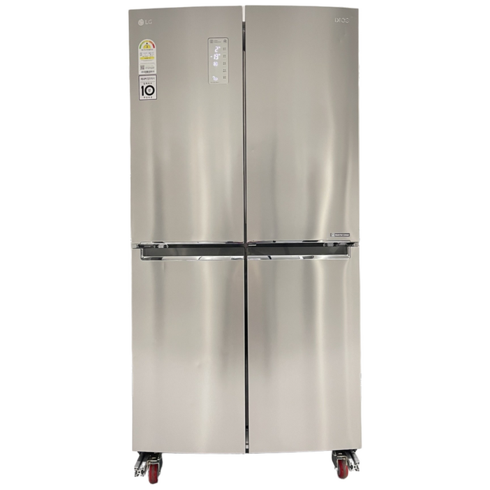 131 LG 870리터 대용량 4도어 중고냉장고 미니테이블 히든버튼 매직스페이스 메탈 상태깨끗