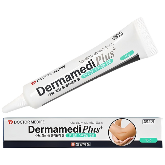 일양약품 더마메디 플러스 수술 화상 흉터 관리 연고 15g