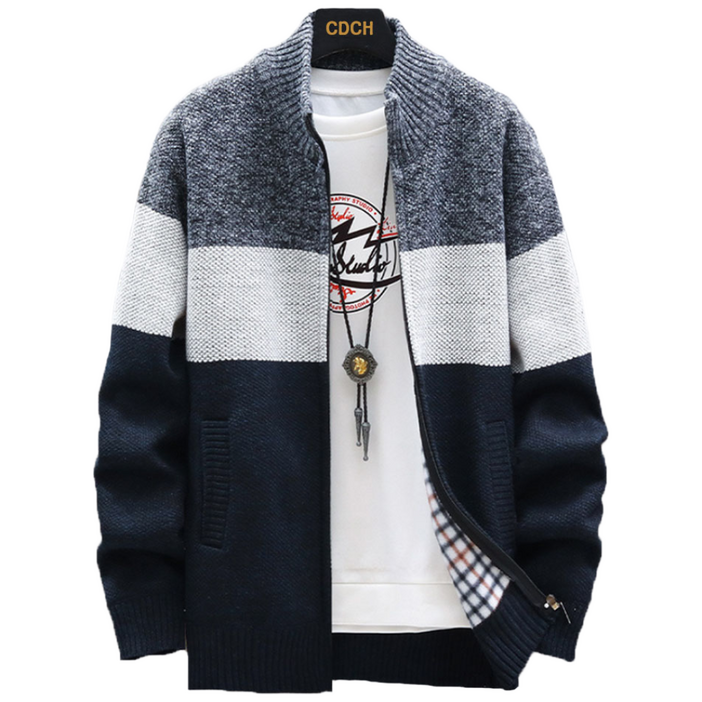 코디코치 배색 가디건