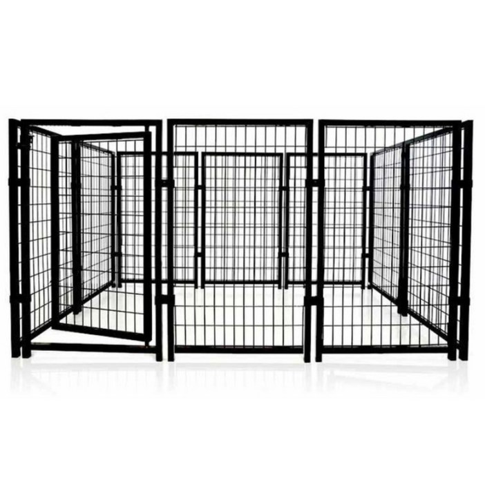 초대형 고급 펜스 대형견 강아지 개 철제 견사 울타리 운동장 개집 철장 마당, 1개
