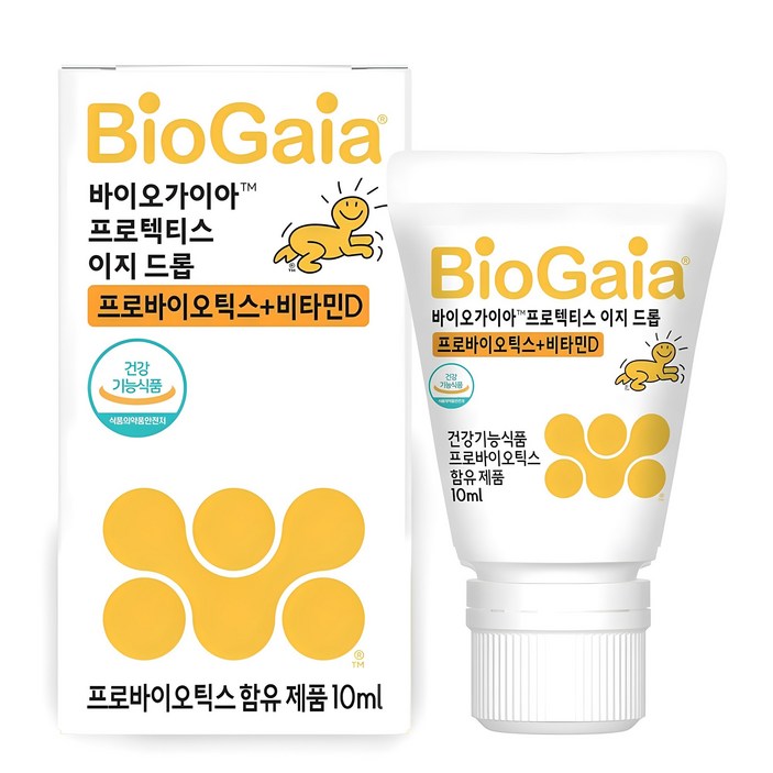 바이오가이아 프로텍티스 이지드롭 프로바이오틱스  비타민 D 영양제, 10ml, 1개