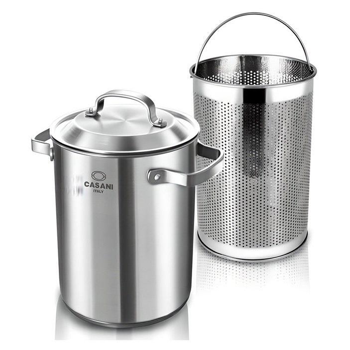 까사니 인덕션 쿠치나 멀티팟 냄비 4.3L, 16cm, 1개