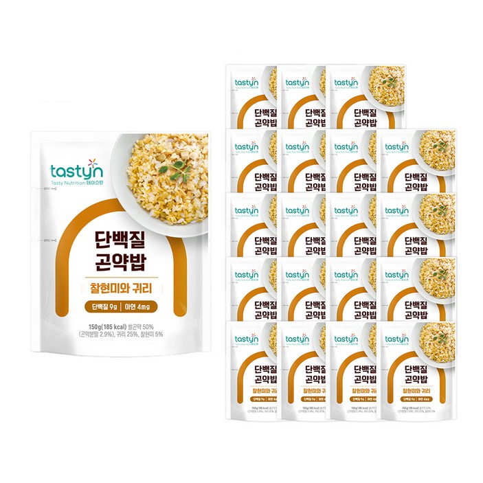 종근당건강 테이스틴 단백질 곤약밥 찰현미와 귀리 종근당건강 테이스틴 단백질 곤약밥 찰현미와 귀리
