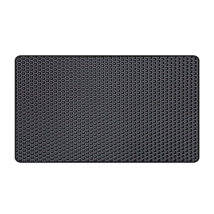 옹이네 고양이 벌집모래매트 사각엠보형, 블랙, 1개