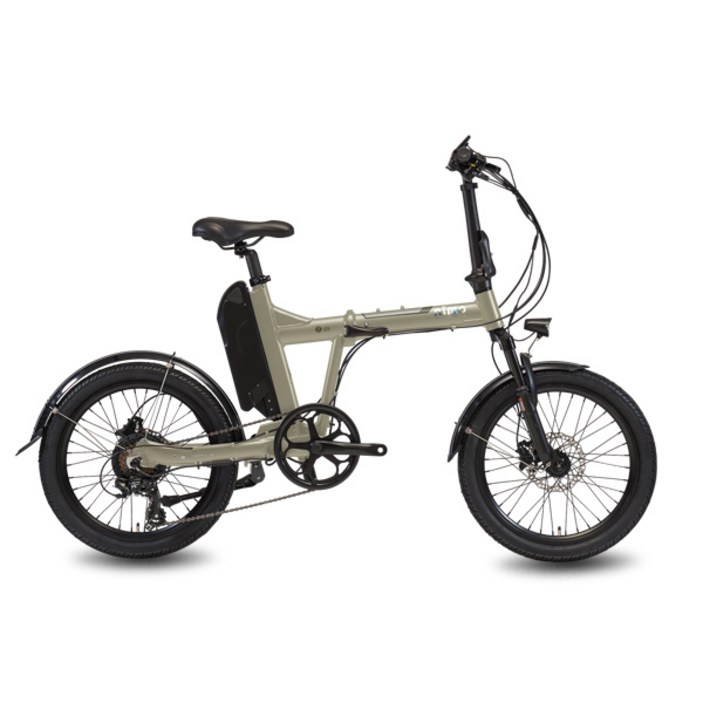 알톤스포츠 파스 / 스로틀 겸용 니모 FD 에디션 전기 자전거 13.4Ah 일반셀, 매트베이지, 알루미늄