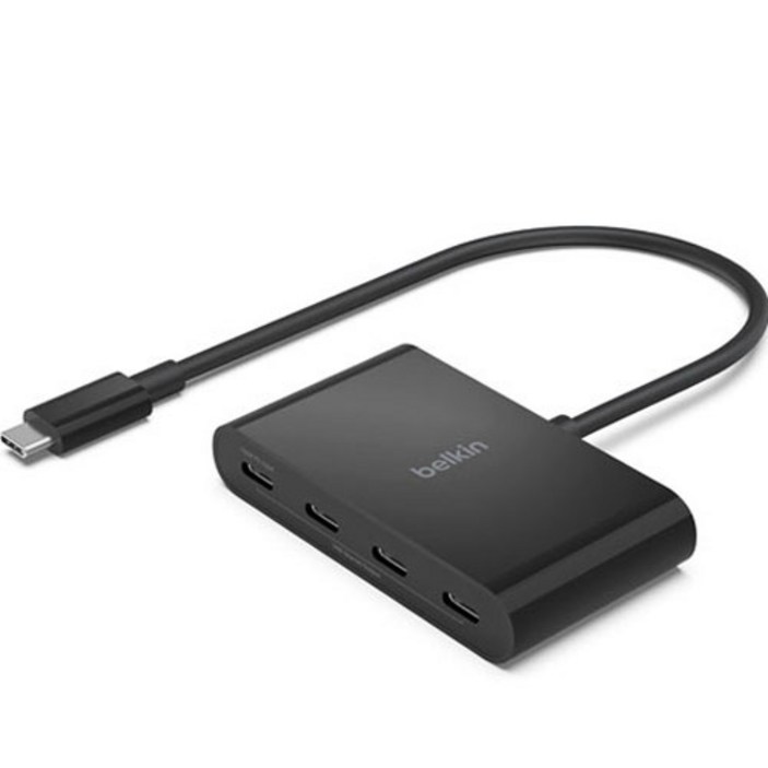 벨킨 4in1 USBC타입 멀티 허브 10Gbps AVC018btBK, 블랙, 1개 벨킨 4in1 USBC타입 멀티 허브 10Gbps AVC018btBK, 블랙, 1개