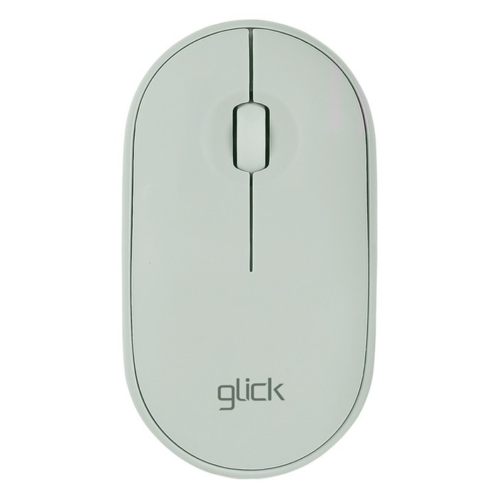 지클릭커 움직이는 마카롱 무소음 블루투스 무선 마우스, OP20, 그린