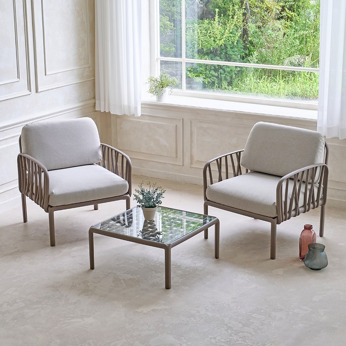 웰퍼니쳐 니스 모듈 소파 2p + 테이블 세트 방문설치