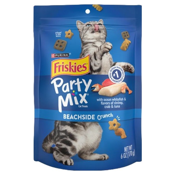프리스키 고양이 파티믹스 간식, 비치 사이드, 170g, 1개