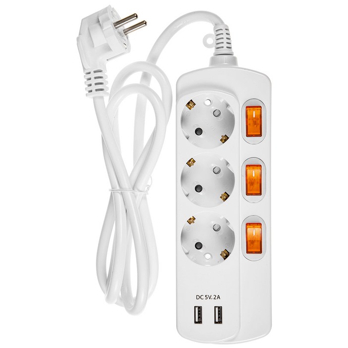 홈플래닛 멀티탭 3구 USB 2포트 홈플래닛 멀티탭 3구 USB 2포트