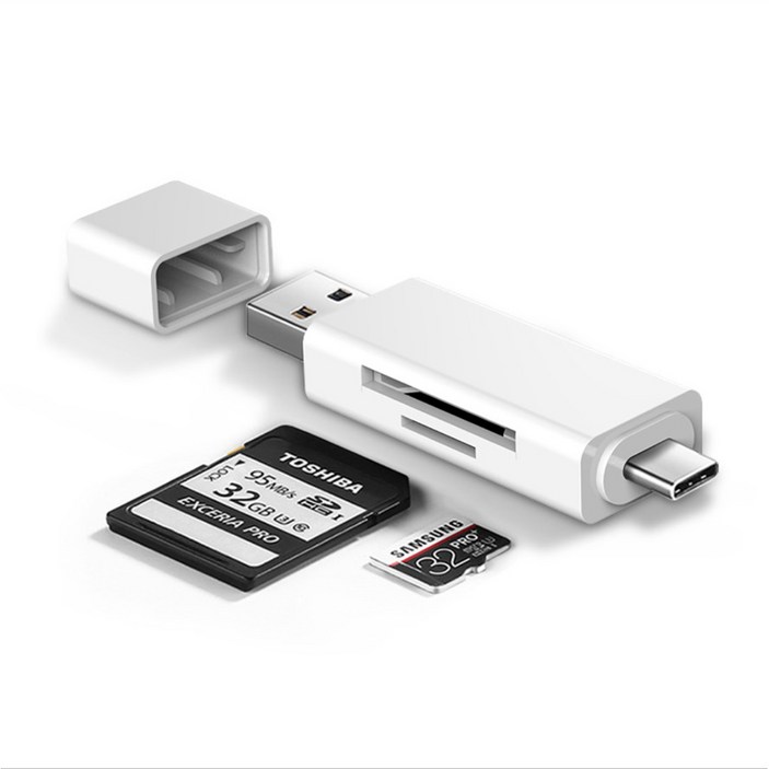 마이크로sd카드리더기 라온 USB 3.0 C타입 카드 리더기