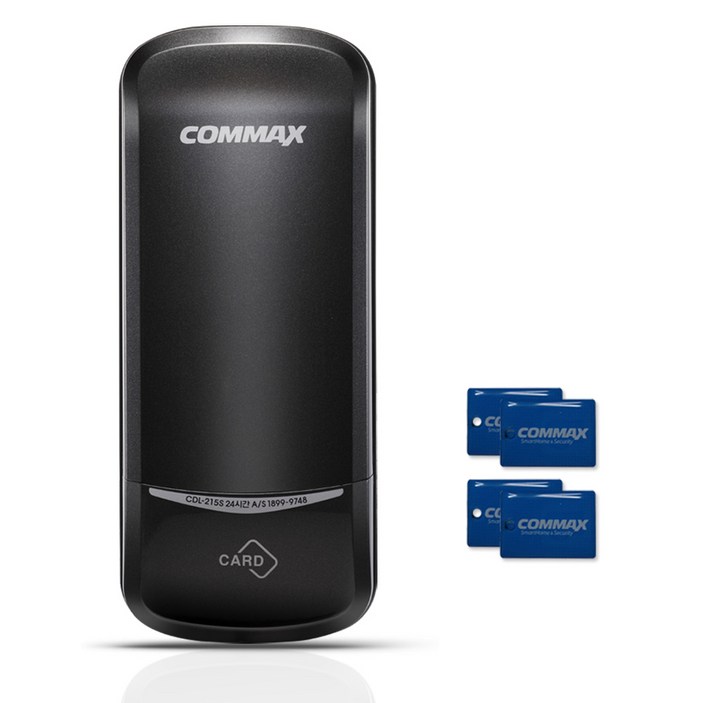 COMMAX 디지털도어락  카드키 4p CDL215S 자가설치