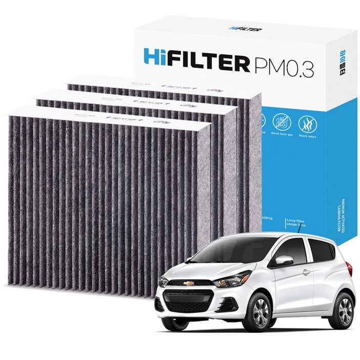21 하이필터 PM 0.3 활성탄 자동차 에어컨 필터 쉐보레