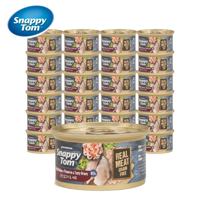 스내피톰 고양이 프리미엄 구운 닭고기앤 새우 간식