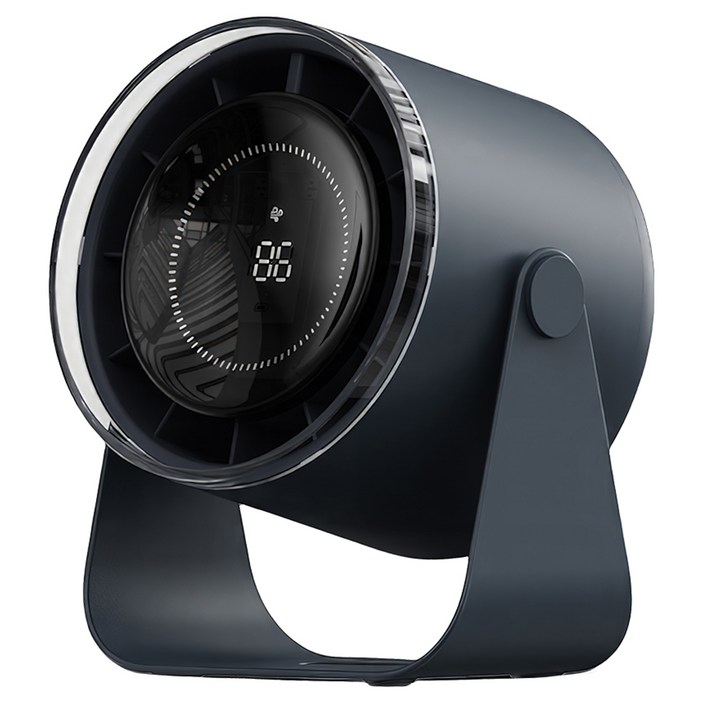 Hyades 무선 회전식 BLDC 모터 저소음 캠핑 사무실 탁상용 선풍기-AF02, 네이비