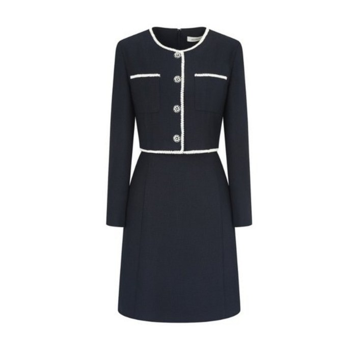 JJ지고트 브레이드 패치 포켓 원피스 GP4A0OP811 - 287200