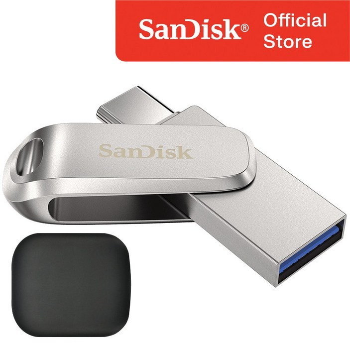 샌디스크 울트라 듀얼 럭스 C타입 USB 3.1 SDDDC4 / USB 보관 케이스, 128GB