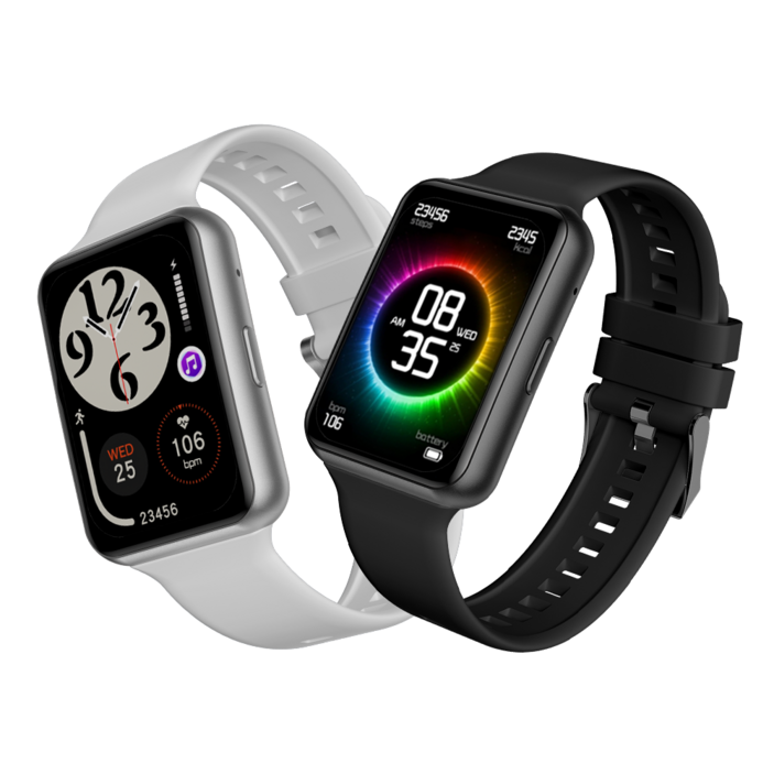 코아코리아 티니2 TINI2 스마트워치형 스마트밴드 Smart Band, 블루투스, 4.4cm, 티니2 메탈실버